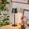 Salgadinho Lámpara de mesa de exterior, Lámpara de baño, Lámparas de mesa LED Negro, 1 luz
