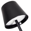 Salgadinho Lámpara de mesa de exterior, Lámpara de baño, Lámparas de mesa LED Negro, 1 luz