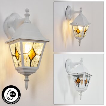 Naofe Aplique de exterior, Apliques Blanca, 1 luz