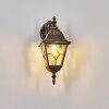 Naofe Aplique de exterior, Apliques dorado, Negro, 1 luz