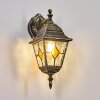 Naofe Aplique de exterior, Apliques dorado, Negro, 1 luz