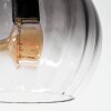 Koyoto Plafones, Luminarias esféricas Transparente, Ahumado, 10 luces