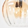 Koyoto Plafones, Luminarias esféricas Colores ámbar, Transparente, 10 luces