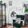 Bassagoda Lámpara de pie Cromo, Negro, 1 luz