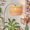 Cavaca Lámpara de pie Cromo, Negro, 1 luz