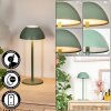 Laken Lámpara de mesa de exterior, Lámpara de baño, Lámparas de mesa LED Verde, 1 luz