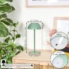 Laken Lámpara de mesa de exterior, Lámpara de baño, Lámparas de mesa LED Verde, 1 luz