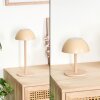 Laken Lámpara de mesa de exterior, Lámpara de baño, Lámparas de mesa LED Beige, 1 luz