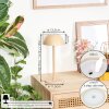 Laken Lámpara de mesa de exterior, Lámpara de baño, Lámparas de mesa LED Beige, 1 luz