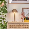 Laken Lámpara de mesa de exterior, Lámpara de baño, Lámparas de mesa LED Beige, 1 luz