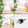 Salgadinho Lámpara de mesa de exterior, Lámparas de mesa LED Blanca, 1 luz