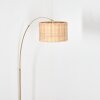 Cavaca Lámpara de pie Latón, Negro, 1 luz