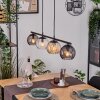 Koyoto Lámparas suspendidas, Luminarias esféricas, Lámparas colgantes Colores ámbar, Transparente, Ahumado, 4 luces