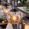 Koyoto Lámparas suspendidas, Luminarias esféricas, Lámparas colgantes Colores ámbar, Transparente, Ahumado, 4 luces
