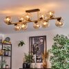 Gastor Plafones, Luminarias esféricas dorado, Negro, 10 luces