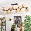 Gastor Plafones, Luminarias esféricas dorado, Negro, 10 luces