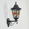 Hongkong Aplique de exterior, Apliques Negro, 1 luz