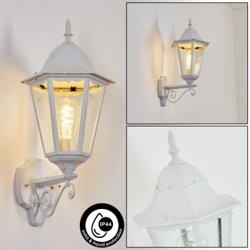 Hongkong Aplique de exterior, Apliques Blanca, 1 luz