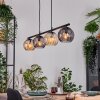 Koyoto Lámparas suspendidas, Luminarias esféricas, Lámparas colgantes Colores ámbar, Ahumado, 4 luces