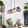 Koyoto Lámparas suspendidas, Luminarias esféricas, Lámparas colgantes Colores ámbar, Ahumado, 4 luces