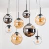 Gastor Lámparas suspendidas, Luminarias esféricas, Lámparas colgantes Colores ámbar, Cromo, Transparente, Ahumado, 8 luces
