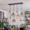 Koyoto Lámparas suspendidas, Luminarias esféricas, Lámparas colgantes Colores ámbar, Transparente, Ahumado, 8 luces