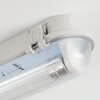 Ilena Plafon de exterior, Iluminación exterior, Lámpara de baño, Focos de obra, Plafones LED Gris, 1 luz