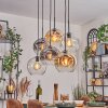 Ripoll Lámparas suspendidas, Luminarias esféricas, Lámparas colgantes Colores ámbar, Transparente, Ahumado, 6 luces