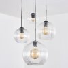 Koyoto Lámparas suspendidas, Luminarias esféricas, Lámpara colgante de clúster Transparente, 4 luces Koyoto Lámparas suspendidas, Luminarias esféricas, Lámpara colgante de clúster Transparente, 4 luces
