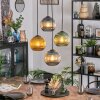 Koyoto Lámparas suspendidas, Luminarias esféricas, Lámpara colgante de clúster Azul, dorado, Verde, 4 luces