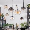 Koyoto Lámparas suspendidas, Luminarias esféricas, Lámparas colgantes Colores ámbar, Transparente, Ahumado, 8 luces