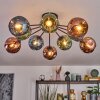 Ripoll Plafones, Luminarias esféricas Azul, Verde, Color cobre, 10 luces