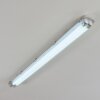 Ilena Plafon de exterior, Iluminación exterior, Lámpara de baño, Focos de obra, Plafones LED Gris, 1 luz