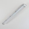 Ilena Plafon de exterior, Iluminación exterior, Lámpara de baño, Focos de obra, Plafones LED Gris, 1 luz
