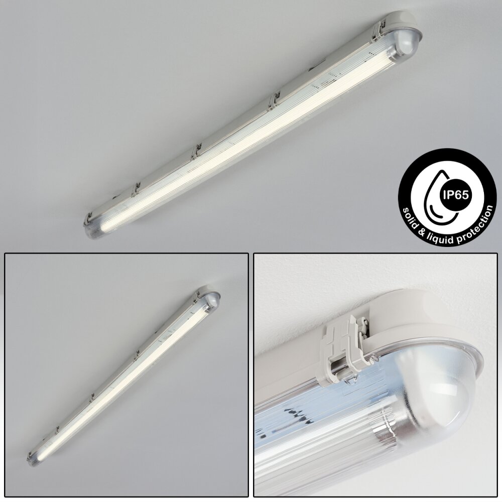 Ilena Iluminación exterior, Lámpara de baño, Plafones LED Gris, 1 luz main product photo