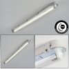 Ilena Plafon de exterior, Iluminación exterior, Lámpara de baño, Focos de obra, Plafones LED Gris, 1 luz