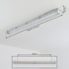 Ilena Iluminación exterior, Lámpara de baño, Plafones LED Gris, 1 luz