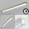 Ilena Plafon de exterior, Iluminación exterior, Lámpara de baño, Focos de obra, Plafones LED Gris, 1 luz