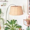 Cavaca Lámpara de pie Cromo, Negro, 1 luz