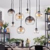 Koyoto Lámparas suspendidas, Luminarias esféricas, Lámparas colgantes Colores ámbar, Transparente, Ahumado, 8 luces