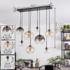 Koyoto Lámparas suspendidas, Luminarias esféricas, Lámparas colgantes Colores ámbar, Transparente, Ahumado, 8 luces