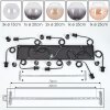 Koyoto Lámparas suspendidas, Luminarias esféricas, Lámparas colgantes Colores ámbar, Transparente, Ahumado, 8 luces