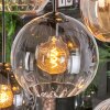 Koyoto Lámparas suspendidas, Luminarias esféricas, Lámparas colgantes Colores ámbar, Transparente, Ahumado, 8 luces