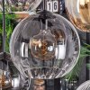 Koyoto Lámparas suspendidas, Luminarias esféricas, Lámparas colgantes Colores ámbar, Transparente, Ahumado, 8 luces