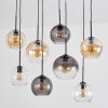 Koyoto Lámparas suspendidas, Luminarias esféricas, Lámparas colgantes Colores ámbar, Transparente, Ahumado, 8 luces