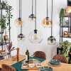 Koyoto Lámparas suspendidas, Luminarias esféricas, Lámparas colgantes Colores ámbar, Transparente, Ahumado, 6 luces