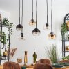 Koyoto Lámparas suspendidas, Luminarias esféricas, Lámparas colgantes Colores ámbar, Transparente, Ahumado, 6 luces