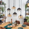 Koyoto Lámparas suspendidas, Luminarias esféricas, Lámparas colgantes Colores ámbar, Transparente, Ahumado, 6 luces