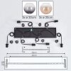 Koyoto Lámparas suspendidas, Luminarias esféricas, Lámparas colgantes Colores ámbar, Transparente, Ahumado, 6 luces