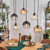 Koyoto Lámparas suspendidas, Luminarias esféricas, Lámparas colgantes Colores ámbar, Transparente, Ahumado, 6 luces